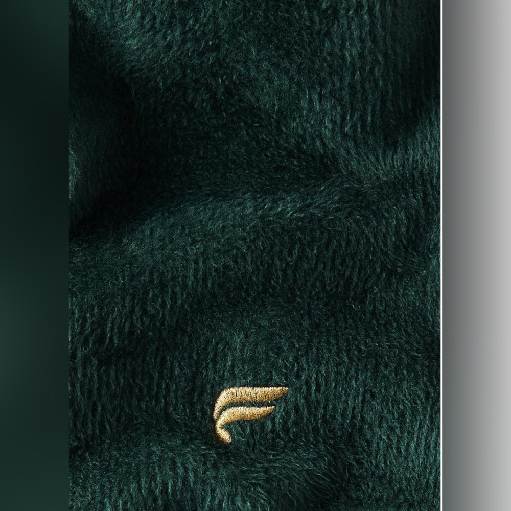 Fabletics Cozy Cord Zip Jumpsuit Green NWT, Size XL - Picture 3 of 12